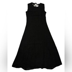 David Warren Polka Dot Maxi Dress, 6P